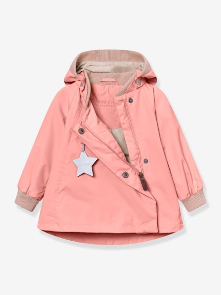 Veste mi-saison bébé MATWAI avec doublure polaire bois de rose+marron+sable - vertbaudet enfant 
