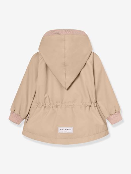 Veste mi-saison bébé MATWAI avec doublure polaire bois de rose+marron+sable - vertbaudet enfant 