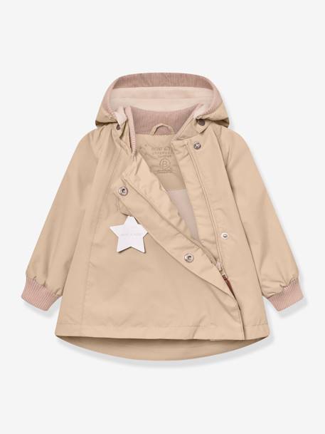 Veste mi-saison bébé fille MATWAI bleu foncé+bleu pâle+bois de rose+brun+jaune+jaune pastel+lilas+marron+rose poudré+sable+vert sauge - vertbaudet enfant 