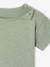 3-Piece Gift Set: T-Shirt + Dungarees + Comforter for Babies sage green - vertbaudet enfant 