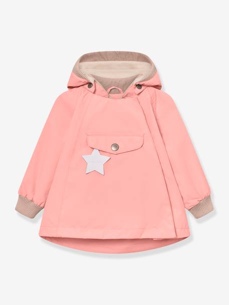 Veste mi-saison bébé MATWAI avec doublure polaire bois de rose+marron+sable - vertbaudet enfant 