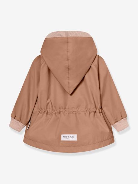 Veste mi-saison bébé MATWAI avec doublure polaire bois de rose+marron+sable - vertbaudet enfant 