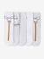 Lot de 5 paires mi-chaussettes Harry Potter Glitter Hedwige blanc - vertbaudet enfant 