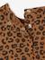 Leopard-print sweatshirt with a heart motif for baby and mum, from the ENVIE DE FRAISE capsule collection beige+dark grey - vertbaudet enfant 