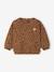 Sweat bébé léopard coeur doré capsule famille beige+gris foncé - vertbaudet enfant 