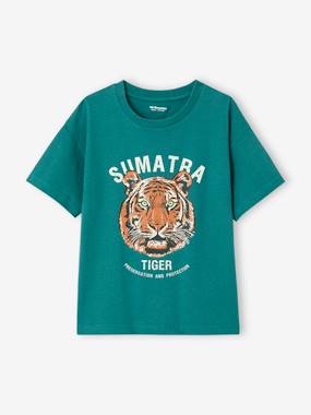 T-shirt motif tigre garçon - vertbaudet enfant Garçon-T-shirt motif tigre garçon