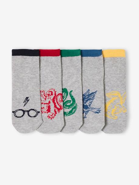 Lot de 5 paires de mi-chaussettes Harry Potter marine - vertbaudet enfant 
