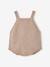 Barboteuse bébé laine et cachemire personnalisable beige chiné - vertbaudet enfant 