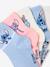 Pair of 5 Ankle Socks for Girls, Disney® LILO & STITCH sky blue - vertbaudet enfant 