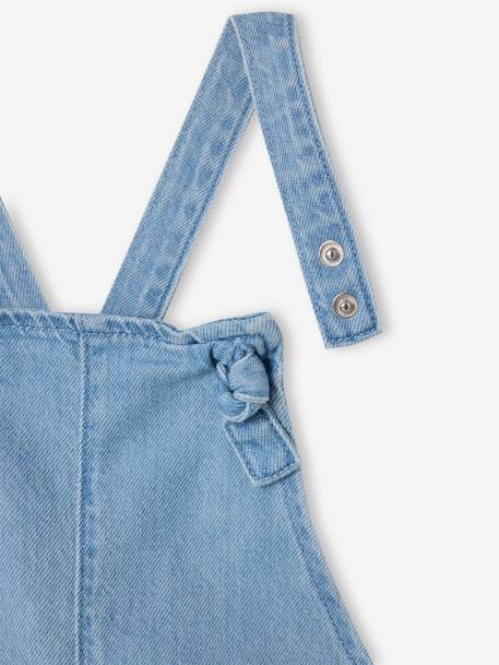 Lightweight Denim Dungarees For Girls blue - vertbaudet enfant 