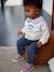 Sweat bébé à col Claudine écru - vertbaudet enfant 