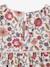Frilly Floral Print Dress For Girls ecru - vertbaudet enfant 