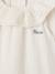 Baby bodysuit with a frilled collar ecru - vertbaudet enfant 