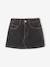 Girls' denim skirt short anthracite - vertbaudet enfant 