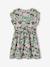 Printed Cotton Gauze Dress for Girls sage green - vertbaudet enfant 
