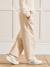 Pantalon large fille sable - vertbaudet enfant 