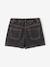 Girls' denim skirt short anthracite - vertbaudet enfant 