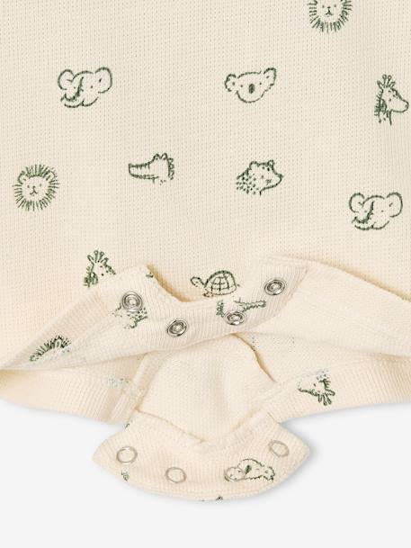 3-Piece Gift Set: T-Shirt + Dungarees + Comforter for Babies sage green - vertbaudet enfant 