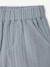Baby Outfit: Striped Linen-Look Shirt + Gauze Shorts grey blue - vertbaudet enfant 