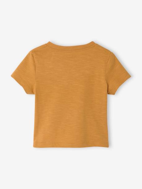 Printed T-Shirt for Baby Boys ochre - vertbaudet enfant 