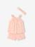 Printed Sleeveless Top + Shorts + Headband Ensemble for Baby Girls pale pink - vertbaudet enfant 