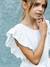 Suzanne playsuit for girls - Plume CYRILLUS occasionwear ecru - vertbaudet enfant 