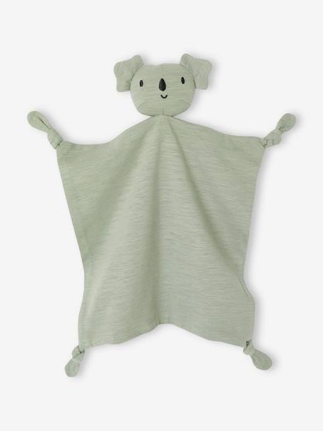 3-Piece Gift Set: T-Shirt + Dungarees + Comforter for Babies sage green - vertbaudet enfant 