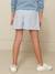 Seersucker skort for girls CYRILLUS striped blue - vertbaudet enfant 