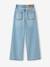 Jean large effet usé fille bleu clair+bleu moyen - vertbaudet enfant 