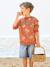 Boys' printed sweatshirt tomato red - vertbaudet enfant 