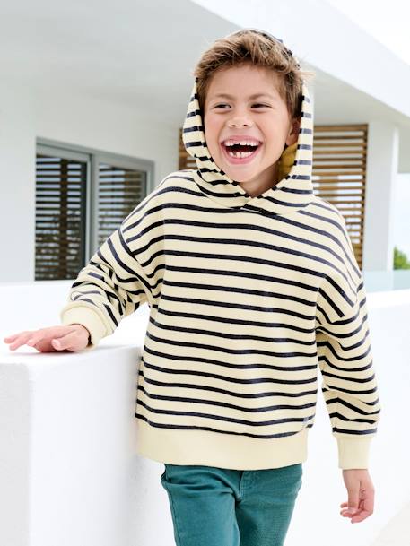 Haut à capuchon en tissu UltraFleece Gris | Garage