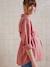 Linen-Effect Cotton Shirt for Maternity & Nursing tomato red - vertbaudet enfant 