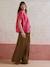 Blouse in Broderie Anglaise for Maternity raspberry pink - vertbaudet enfant 