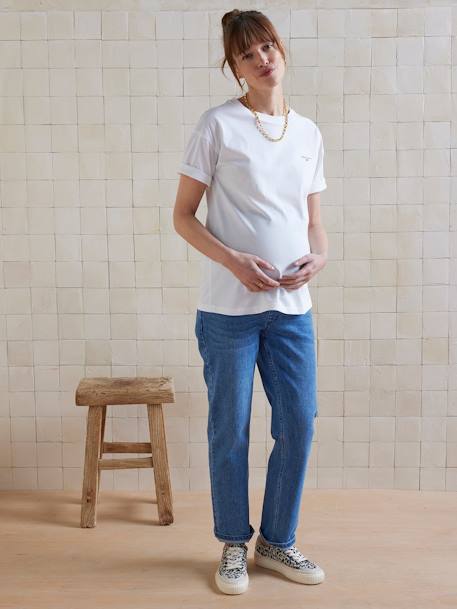 Cotton T-Shirt for Maternity white - vertbaudet enfant 