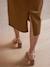 Long Organic Cotton* Dress in Thick Jersey Knit for Maternity olive - vertbaudet enfant 