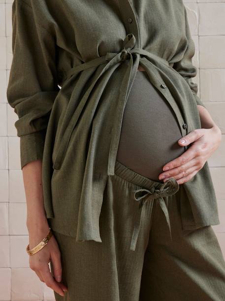 2-Piece Loungewear Set for Maternity & Nursing olive - vertbaudet enfant 