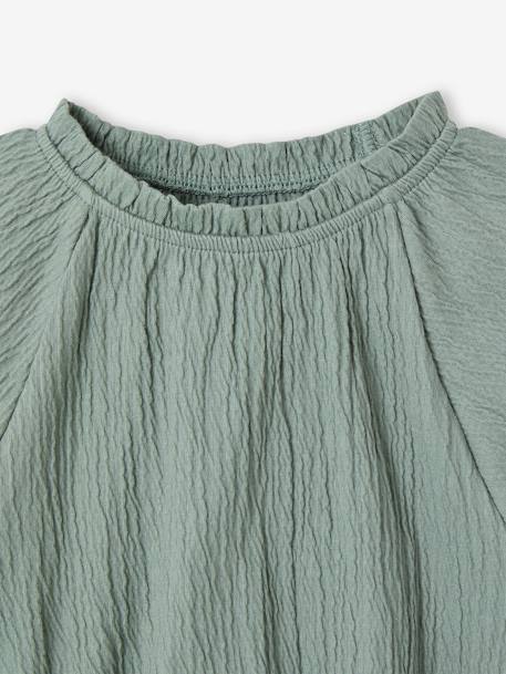 Crop Top for Girls coral+ecru+sage green - vertbaudet enfant 