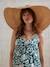 Long Fluid Dress with Straps for Maternity fir green - vertbaudet enfant 