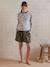 Lyocell Shorts with Belly Band for Maternity khaki - vertbaudet enfant 