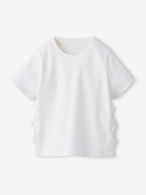 T-shirt fille ajouré côtés - vertbaudet enfant Fille-T-shirt, sous-pull-T-shirt-T-shirt fille ajouré côtés