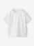 T-shirt fille ajouré côtés écru - vertbaudet enfant 