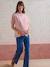 Striped Organic Cotton* T-Shirt, Maternity & Nursing striped red - vertbaudet enfant 