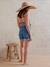 Before & After Mom Fit Denim Shorts stone - vertbaudet enfant 