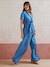 Wide-Leg, Short-Sleeved Lyocell Jumpsuit for Pregnancy & Nursing olive+stone - vertbaudet enfant 