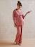 Plain Wide-Leg Linen-Effect Trousers for Maternity tomato red - vertbaudet enfant 