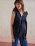 Cotton Voile Sleeveless Blouse for Maternity black+pomegranate - vertbaudet enfant 