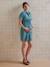 Cotton Gauze Playsuit, Maternity & Nursing emerald green - vertbaudet enfant 