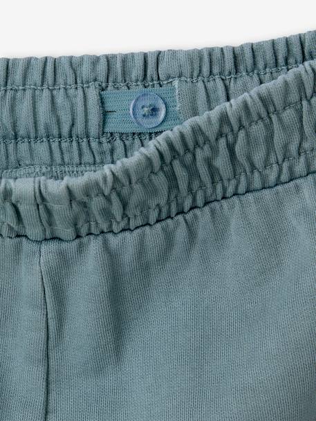 Fleece Battle Shorts for Boys, JONEN aqua green - vertbaudet enfant 