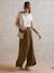 Iridescent Viscose & Linen T-Shirt for Maternity golden beige - vertbaudet enfant 