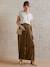 Iridescent Viscose & Linen T-Shirt for Maternity golden beige - vertbaudet enfant 